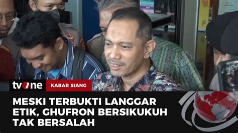 Divonis Langgar Kode Etik Oleh Dewas KPK Nurul Ghufron Tetap Tidak