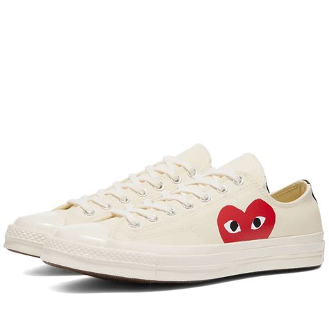 Comme Des Garcons Play X Converse Chuck Taylor 1970s Ox Beige End Hk