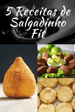 Receitas De Salgadinho Fit Livro De Receitas Fit