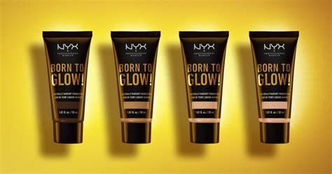 Nyx Born To Glow Naturally Radiant Foundation Review Popsugar Beauty