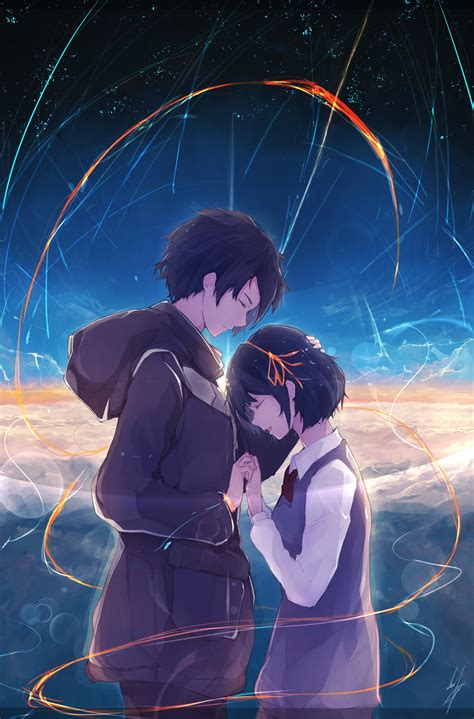 Kimi No Nawa Phone Wallpapers Wallpaper Cave