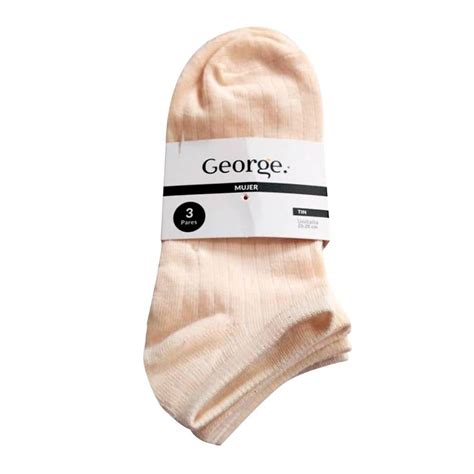 Tines George Para Mujer Rayas 3 Pares Unitalla De 23 A 25 Cm Walmart