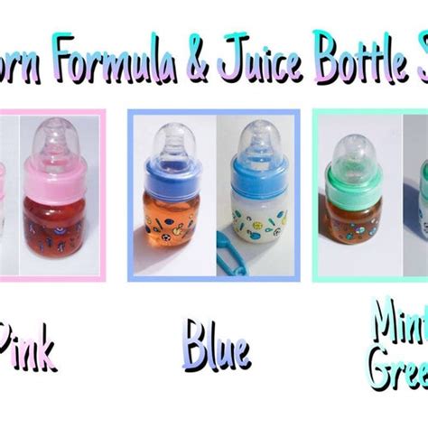 Two Sealed Preemie Reborn Baby Bottles With No Hole Nipples Etsy