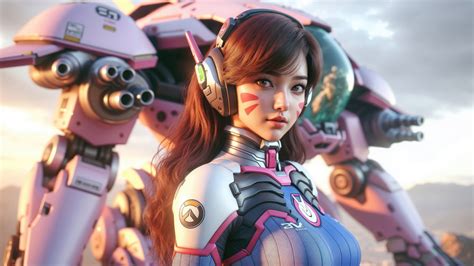 X Mecha Mastery Dva Overwatch P Resolution Hd K