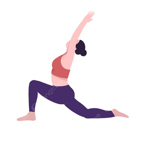 Yoga Girl Clipart Transparent Png Hd Cartoon Girl Doing Yoga Cartoon