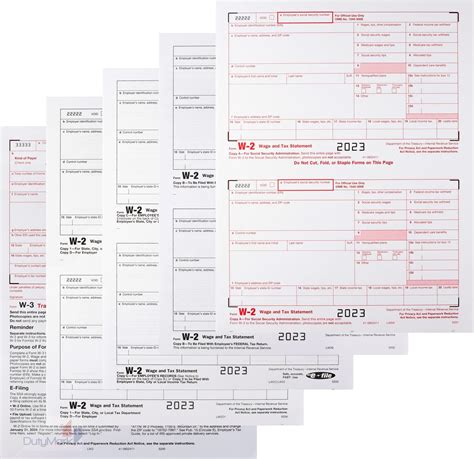 Tops 2206c W 2 Tax Forms 6 Part Carbonless 5 1 2 X 8 1 2