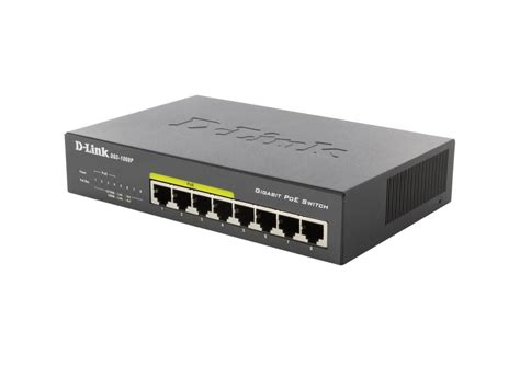 D-Link DGS-1008P 8-port Gigabit Ethernet POE Switch - Newegg.com