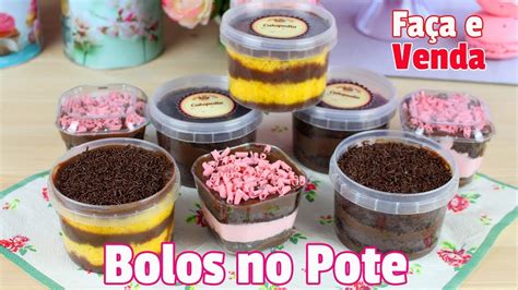 3 Receitas de Bolo no Pote Mini Curso Grátis de Bolos no Pote YouTube