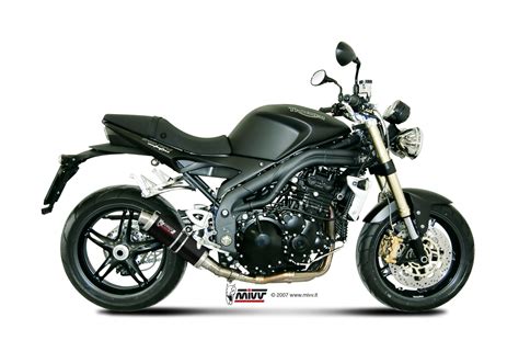 Scarico TRIUMPH SPEED TRIPLE 1050 R S RS Mivv Gp Inox Nero T 008