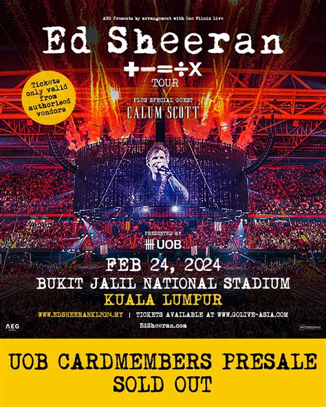 Ed Sheeran ÷ X Kl Tour 2024