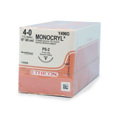 Monocryl 40 Ag Ps 2 Revcte C12 Arkanum MÉxico