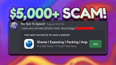 This Discord Scam Is Getting Out Of Hand Youtube