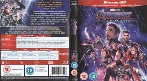 Avengers Endgame 2019 R2 Blu Ray 3d Cover And Labels Dvdcovercom