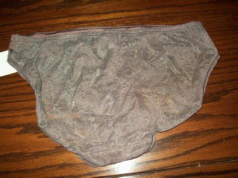 NWT FELINA BIKINI PANTIES LACE W SATIN TRIM 630695 MINK BROWN S EBay