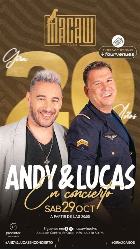 Andy y Lucas en concierto Gana una entrada doble para este sábado en