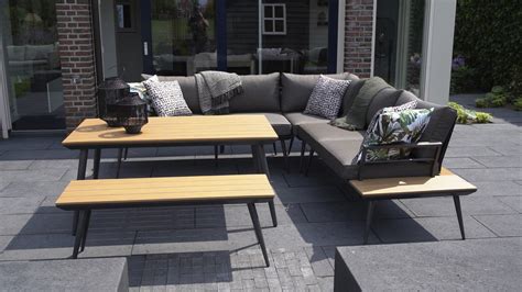 Loungeset Tuinmeubels Loungesets Loungeset Aluminium Tuintafel