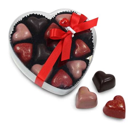 Coffret De Chocolats Pour La Saint Valentin Coeur Transparent Cadeau