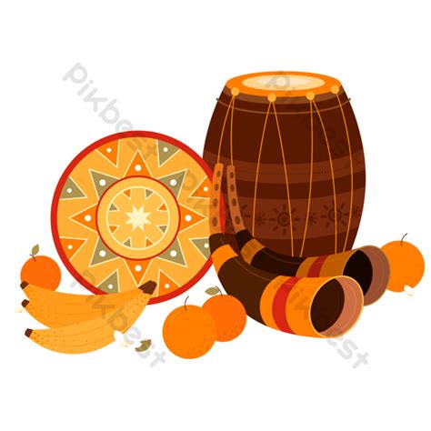 Dhol Drum Indian Traditional Vector Art PNG Images | PSD Free Download ...