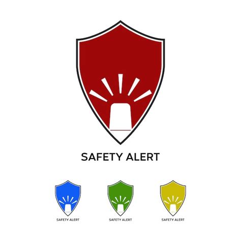 Premium Vector Safety Alert Logo And Icon Design