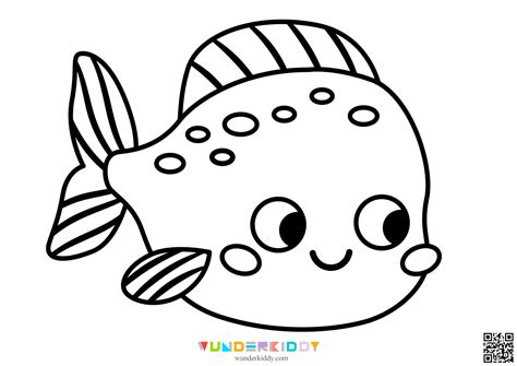Printable Fish Template And Coloring Pages For Kids