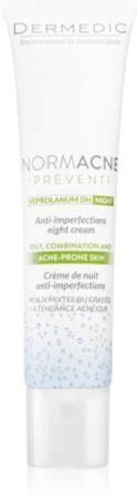 Dermedic Normacne Preventi crème de nuit anti imperfections de la peau