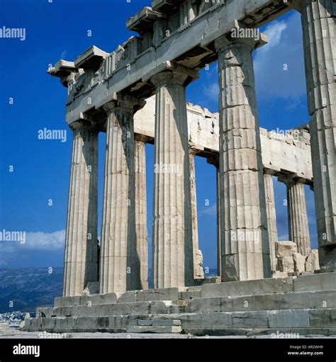 Columns Of The The Parthenon Citadel Ancient Antiquity Acropolis Hi Res