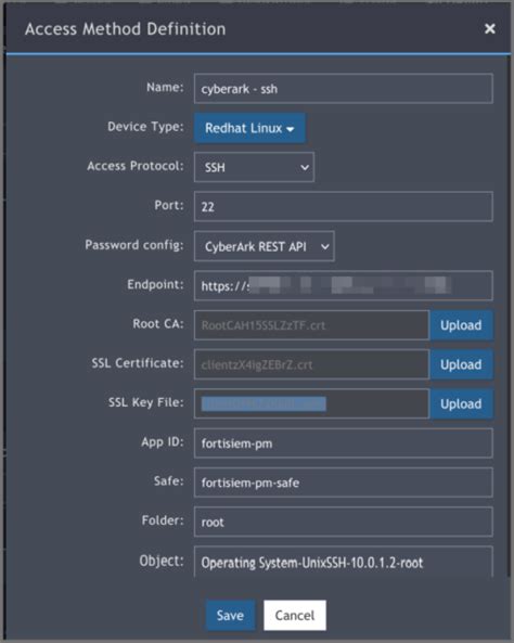 Cyberark Password Vault Fortisiem 7 1 1 Fortinet Document Library