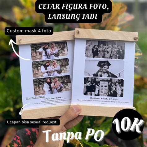 Jual Tanpa Po Cetak Figura Foto Figura Estetik Kado Wisuda Kado