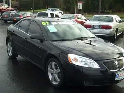 2007 Pontiac G6 Sedan Black