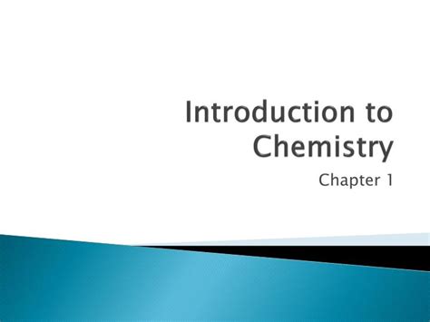 Ppt Introduction To Chemistry Powerpoint Presentation Free Download Id 3751532