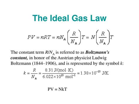 Ppt C H A P T E R The Ideal Gas Law And Kinetic Theory Powerpoint