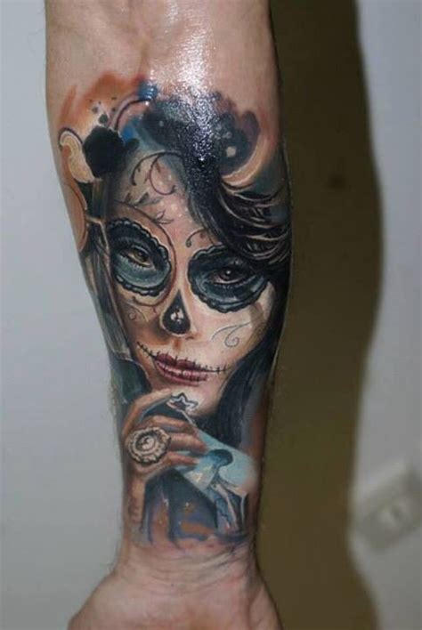 Day of the Dead - LOVE THIS!!! Tattoos.com | Skull tattoo, Tattoos, Skull