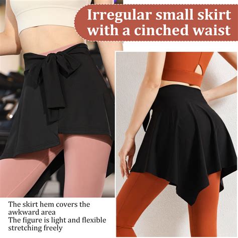 Women Fitness Yoga Skirt Half Length One Piece Sports Yoga Skirt