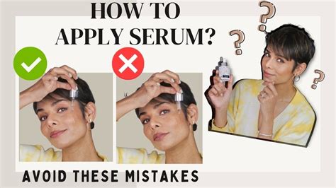 How To Apply Serum On Face At Night