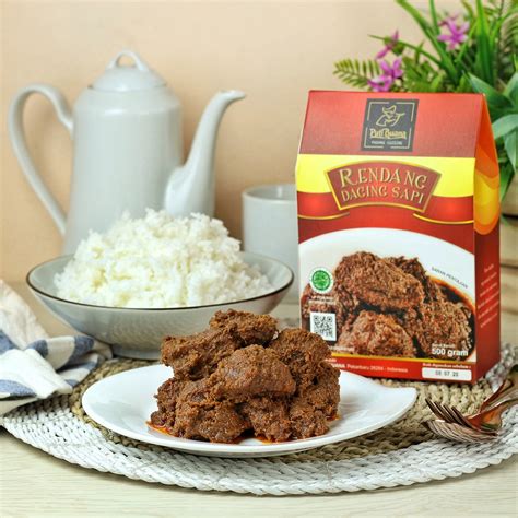 Jual Rendang Daging Sapi Gram Original Khas Padang Kemasan Besar