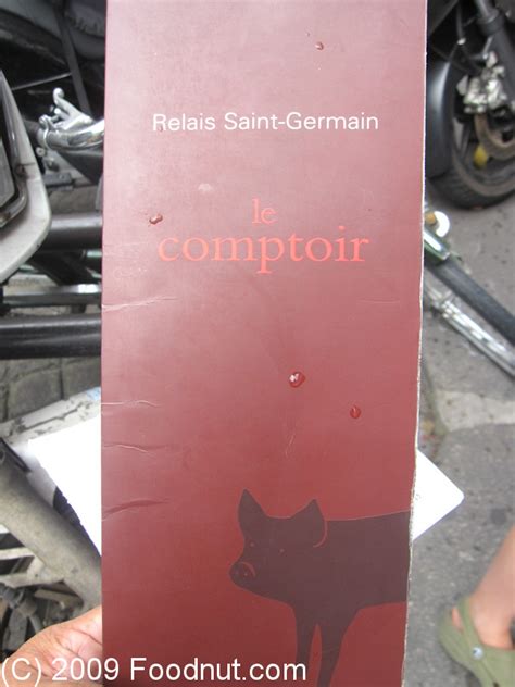 Le Comptoir du Relais Saint Germain Restaurant, Paris, France