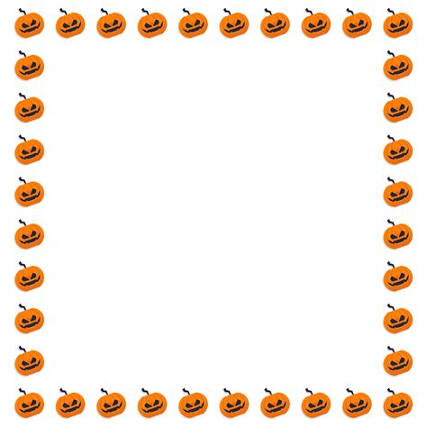 Halloween Paper Borders Printables