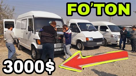 13 OKTABR QOQON MASHINA BOZORIDA 3500 FOTON SOTILADI MERS CHANGAN VITO