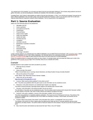 Week Summative Assessment Gen V Finding And Using Information