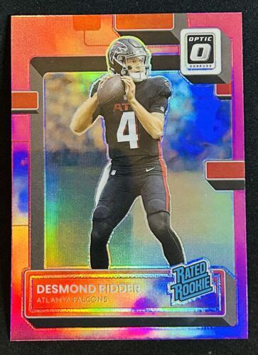 Panini Donruss Optic Desmond Ridder Pink Rated Rookie Card