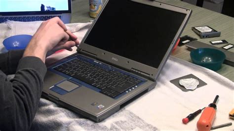 Taking Apart A Dell Inspiron 8500 Laptop With Commentary Youtube