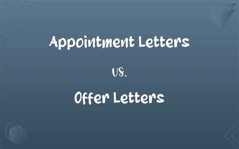 Appointment Letters Vs Offer Letters Know The Difference