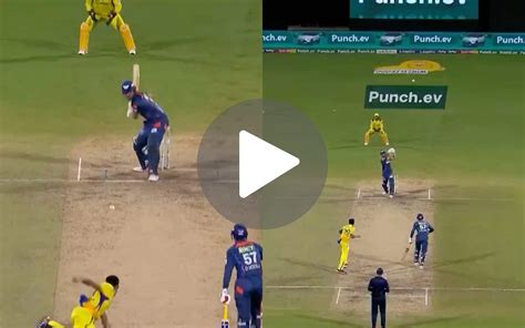 Watch Stoinis Goes Ballistic Vs Mustafizur Silences Chepauk Crowd