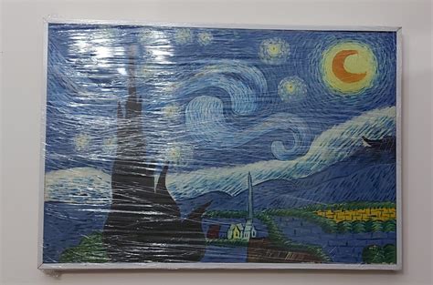 Lukisan Starry Night By Vincent Van Gogh On Carousell