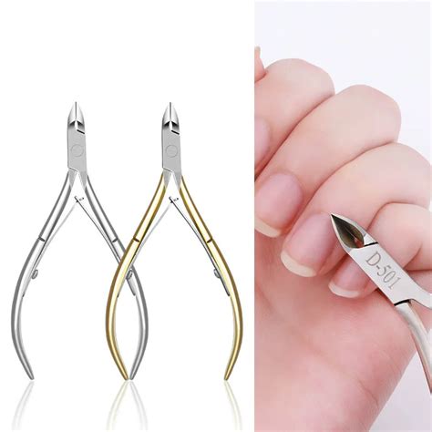 Pc Stainless Steel Nail Cuticle Cutter Dead Skin Scissor Trimmer