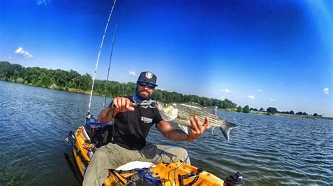 Ymp George Saber Hybrid Bass Kayak Fishing Trolling Cedar Creek