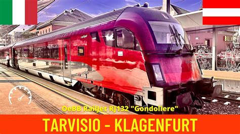 Cab Ride Tarvisio Klagenfurt Train Drivers View In 4K YouTube