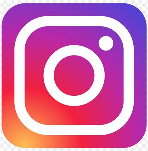 The Instagram Icon Is Shown In Purple And Pink Colors With An Image Of