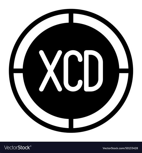 Caribbean Flat Coin Icon Of Symbol Money Vector Image