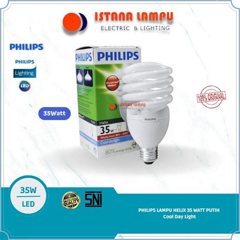 Jual Lampu Philips Helix 35 Watt Putih E27 Cool Day Light Shopee